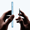 Eiroo Gbox iPhone 13 Macsafe zellikli Kamera Korumal Silver Silikon Klf - Resim 1