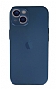 Eiroo Ghost Thin iPhone 13 Ultra nce Mavi Rubber Klf