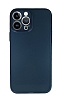 Eiroo Ghost Thin iPhone 13 Pro Ultra nce Mavi Rubber Klf