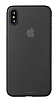 Eiroo Ghost Thin iPhone X / XS Ultra nce effaf Siyah Rubber Klf