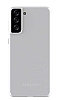 Eiroo Ghost Thin Samsung Galaxy S21 Beyaz nce Rubber Klf