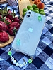 Eiroo Gummy iPhone Xs Max Yeil Ayckl Kiiye zel simli effaf Ultra Koruma Klf - Resim 6