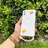 Eiroo Gummy iPhone Xs Max Turuncu Kelebekli Kiiye zel Harfli effaf Ultra Koruma Klf - Resim: 5