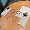 Eiroo iPhone 12 Hologram Kalpli Silikon Kenarl effaf Rubber Klf - Resim 5