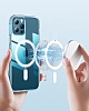 Eiroo iPhone 13 Pro Manyetik zellikli Wireless effaf Silikon Klf - Resim 1