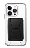 Eiroo iPhone 14 Pro Max Siyah Kartlkl Standl Ultra Koruma Klf