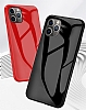 Eiroo iPhone SE 2020 Silikon Kenarl Ak Yeil Cam Klf - Resim: 1