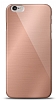Eiroo iPhone 6 / 6S Silikon Kenarl Aynal Rose Gold Klf