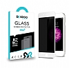 Eiroo iPhone 7 Plus / 8 Plus Full Privacy Tempered Glass Beyaz Cam Ekran Koruyucu