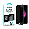 Eiroo iPhone SE 2020 Full Siyah Privacy Tempered Glass Cam Ekran Koruyucu