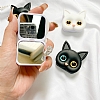 Eiroo Kedi Figrl Aynal Koyu Pembe Telefon Tutucu ve Stand - Resim: 3