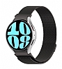 Eiroo KRD-01 Samsung Galaxy Watch 6 40 mm Siyah Metal Kordon