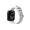 Eiroo KRD-23 Apple Watch Beyaz Silikon Kordon (44 mm)