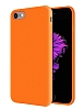 Eiroo Lansman iPhone 6 Plus / 6S Plus Turuncu Silikon Klf
