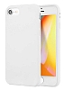 Eiroo Lansman iPhone 7 / 8 Beyaz Silikon Klf