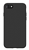 Eiroo Lansman iPhone SE 2020 Siyah Silikon Klf