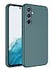 Eiroo Lansman Samsung Galaxy A34 Kamera Korumal Koyu Yeil Silikon Klf