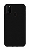Eiroo Lansman Samsung Galaxy M30S Siyah Silikon Klf