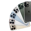 Eiroo Lens Stand iPhone 13 Pro Silver Kamera effaf Silikon Klf - Resim 8