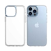 Eiroo Lens Stand iPhone 13 Pro Silver Kamera effaf Silikon Klf - Resim 2