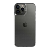 Eiroo Lens Stand iPhone 13 Pro Max Siyah Kamera effaf Silikon Klf - Resim 1