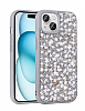 Eiroo Linea iPhone 15 Tal Silver Silikon Klf