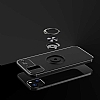 Eiroo Liquid Ring iPhone 13 Standl Lacivert Silikon Klf - Resim 7