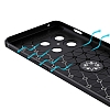 Eiroo Liquid Ring OnePlus 10 Pro Standl Siyah Silikon Klf - Resim: 1