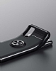 Eiroo Liquid Ring Samsung Galaxy A03s Standl Siyah-Krmz Silikon Klf - Resim 4