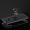 Eiroo Liquid Ring Xiaomi Poco C40 Standl Lacivert Silikon Klf - Resim 1