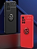 Eiroo Liquid Ring Xiaomi Redmi Note 11 Standl Lacivert-Siyah Silikon Klf - Resim 10