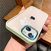 Eiroo Luxe iPhone 15 Pro Silikon Kenarl Koyu Yeil Rubber Klf - Resim 1