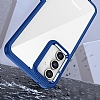 Eiroo Luxe Samsung Galaxy A24 Silikon Kenarl Lila Rubber Klf - Resim 2