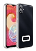 Eiroo Luxury Clear Samsung Galaxy A05 Kamera Korumal Silver Silikon Klf