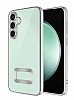 Eiroo Luxury Clear Samsung Galaxy A05s Kamera Korumal Silver Silikon Klf