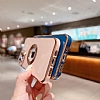 Eiroo Luxury Protection iPhone 12 Kamera Korumal Mavi Silikon Klf - Resim 5