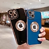 Eiroo Luxury Protection iPhone 12 Kamera Korumal Mor Silikon Klf - Resim 3