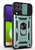Eiroo Magnet Lens Samsung Galaxy A22 4G Ultra Koruma Yeil Klf