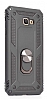 Eiroo Magnet Ring Samsung Galaxy J4 Plus Ultra Koruma Siyah Klf