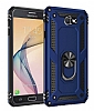 Eiroo Magnet Ring Samsung Galaxy J7 Ultra Koruma Lacivert Klf