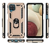 Eiroo Magnet Ring Samsung Galaxy M12 Ultra Koruma Siyah Klf - Resim 7