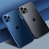 Eiroo Matte Crystal iPhone 13 Pro Kamera Korumal Yeil Rubber Klf - Resim 2