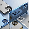 Eiroo Matte Crystal iPhone 13 Pro Kamera Korumal Yeil Rubber Klf - Resim 6