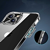 Eiroo Metal Serisi iPhone 14 Silikon Kenarl effaf Rubber Klf - Resim: 8