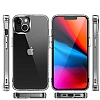 Eiroo Metal Serisi iPhone 14 Silikon Kenarl effaf Rubber Klf - Resim: 2