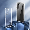 Eiroo Metal Serisi Samsung Galaxy S22 5G Silikon Kenarl effaf Rubber Klf - Resim 9