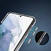 Eiroo Metal Serisi Samsung Galaxy S22 5G Silikon Kenarl effaf Rubber Klf - Resim 10