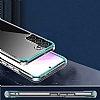 Eiroo Metal Serisi Samsung Galaxy S22 5G Silikon Kenarl effaf Rubber Klf - Resim 3