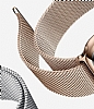 Eiroo Milanese Loop Apple Watch 4 / Watch 5 Lacivert Metal Kordon (40 mm) - Resim 2