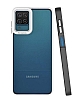 Eiroo Mima Samsung Galaxy A12 / M12 Kamera Korumal Siyah Rubber Klf